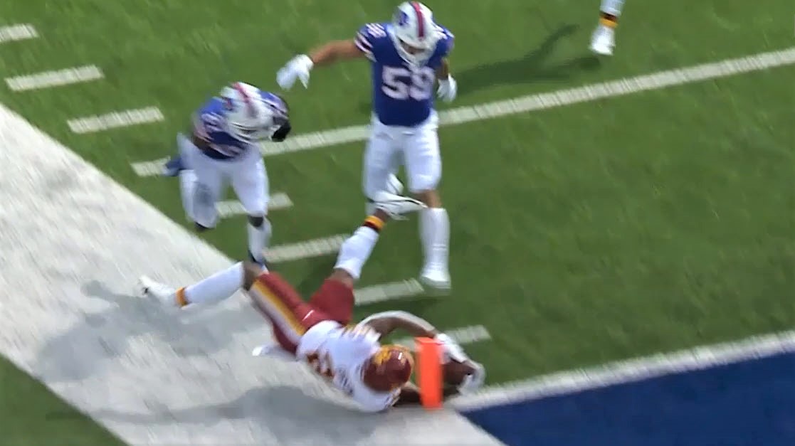 21 Week 3 WAS BUF Antonio Gibson elbow